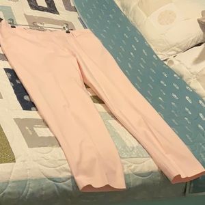 Liz Claiborne Classic Size 12 Emma ankle pants-pale pink